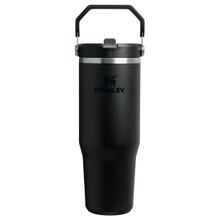 Stanley The IceFlow Flip Straw Siyah 0.89 lt Pipetli Termos