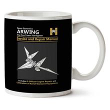 Star Fox Arwing Servis ve Onarım Kılavuzu Baskılı Kupa