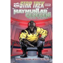 Star Trek Maymunlar Gezegeni - Kapak C - Scott Tipton David Tipton Rachael Stott Charlie Kirchoff