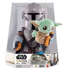 Star Wars HNT52 Mandalorian Sesli Peluş Figür