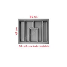 Starax S-2287 54x49 cm Çekmece İçi Plastik Kaşıklık