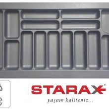 Starax S-2292 104x49 cm Çekmece İçi Plastik Kaşıklık