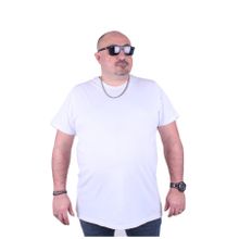 Starbattal 11100 Beyaz Büyük Beden Basic Erkek T-shirt