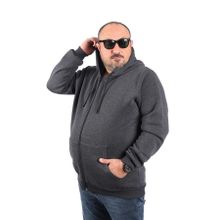 Starbattal 11701 Büyük Beden Antrasit Erkek Sweatshirt