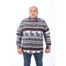 Starbattal 22211 Antrasit Büyük Beden Erkek Gömlek