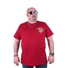 Starbattal 23100 Bordo Büyük Beden Erkek T-shirt