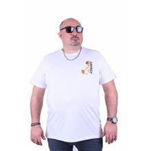 Starbattal 23101 Beyaz Büyük Beden Erkek T-shirt