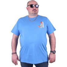 Starbattal 23101 Mavi Büyük Beden Erkek T-shirt