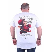 Starbattal 23110 Beyaz Büyük Beden Erkek T-shirt