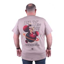 Starbattal 23110 Toprak Büyük Beden Erkek T-shirt