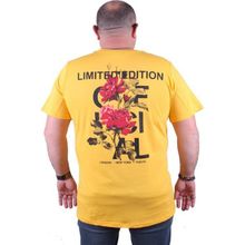 Starbattal 23111 Sarı Büyük Beden Erkek T-shirt