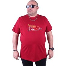 Starbattal 23112 Bordo Büyük Beden Erkek T-shirt