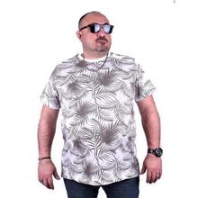 Starbattal 23115 Beyaz Büyük Beden Erkek T-shirt