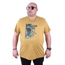 Starbattal 23116 Limon Büyük Beden Erkek T-shirt