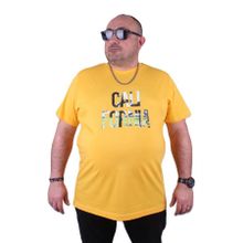 Starbattal 23120 Sarı Büyük Beden Erkek T-shirt