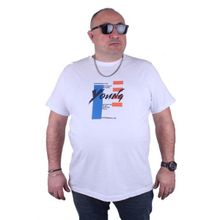 Starbattal 23124 Beyaz Büyük Beden Erkek T-shirt
