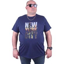 Starbattal 23125 Marin Büyük Beden Erkek T-shirt