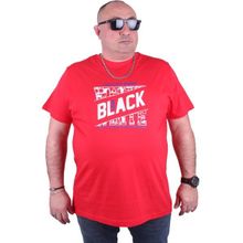Starbattal 23127 Bordo Büyük Beden Erkek T-shirt