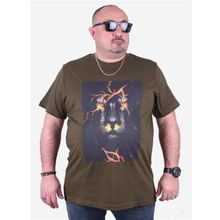 Starbattal 23138 Askeri Yeşil Büyük Beden Erkek T-shirt