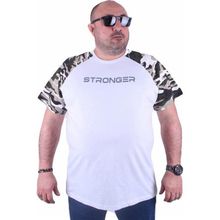 Starbattal 23146 Beyaz Büyük Beden Erkek T-shirt