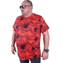 Starbattal 23148 Nar Çiçeği Büyük Beden Erkek T-shirt