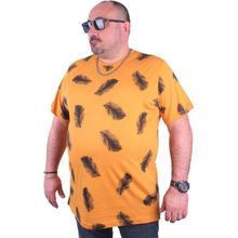 Starbattal 23149 Hardal Büyük Beden Erkek T-shirt
