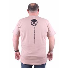 Starbattal 23173 Bej Büyük Beden Erkek T-shirt
