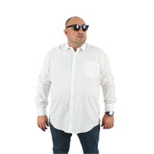 Starbattal 23354 Beyaz Büyük Beden Erkek Gömlek