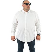 Starbattal 23355 Beyaz Büyük Beden Erkek Gömlek