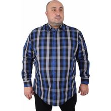 Starbattal 23369 Saks Büyük Beden Erkek Gömlek