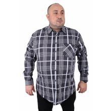 Starbattal 23370 Siyah Büyük Beden Erkek Gömlek