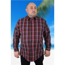 Starbattal 23373 Bordo Büyük Beden Erkek Gömlek