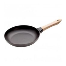 Staub 405119530 Siyah Ahşap Saplı Döküm Kızartma Tavası