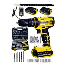 Staxx Power Pro 24 V 5 Ah Li-on Darbeli Çift Akülü Şarjlı Vidalama Matkap