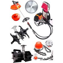 Staxx Power ST9900 Benzinli Çim Biçme Sırt Tırpan Makinesi + Çapa Seti