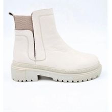 Step More Z38267 Bej Hakiki Deri Spor Kadın Bot