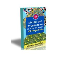 Stereogram Zeka Geliştirme Seti 150 Poster Resim Enine Boyuna Eğitim