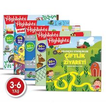 Sticker Eğlenceli Etkinliklerle Hikayeli Bulmaca 5'li Set-Dikkat Atölyesi Yayınları