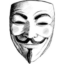 Sticker Fabrikası V For Vendetta Vendeta 14x10 cm Duvar Stickerı