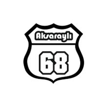 Sticker Masters Aksaraylı 68 Oto Etiket Sticker