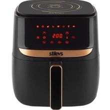 Stilevs AF-600 Airtron 2.5 lt Terazili Siyah Sıcak Hava Fritozü