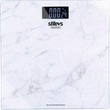 Stilevs Tartar 965 Beyaz Cam Banyo Baskülü