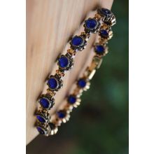 Stoneage Black Diamond ve Safir Mavi Taşlı Bileklik