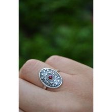 Stoneage Jewellery Gümüş Kaplama Mineli Bayan Yüzük