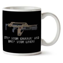 Stop Your Grinnin Drop Your Linen Aliens Baskılı Kupa
