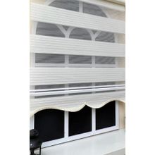 Storburada STB-481 Pliseli Zebra Ekru Etek Dilimli 170x200 cm Stor Perde