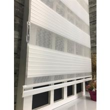 Storburada STB-481 Pliseli Zebra Ekru Etek Dilimli 30x200 cm Stor Perde