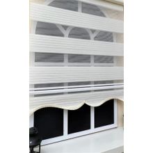 Storburada STB-481 Pliseli Zebra Ekru Etek Dilimli 70x200 cm Stor Perde