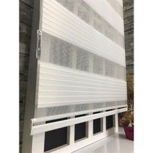 Storburada STB-481 Pliseli Zebra Ekru Etek Dilimli 90x200 cm Stor Perde