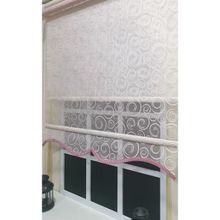 Storburada STB2015-V12 Çift Mekanizmalı Tül Pembe Ekru 60x200 cm Stor Perde